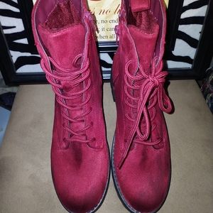 NWOT Red Rouge Helium Boots